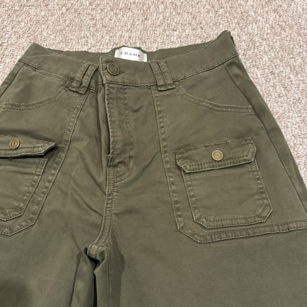 Frame pants, washed winter moss, 27, NWOT - Picture 2 of 10